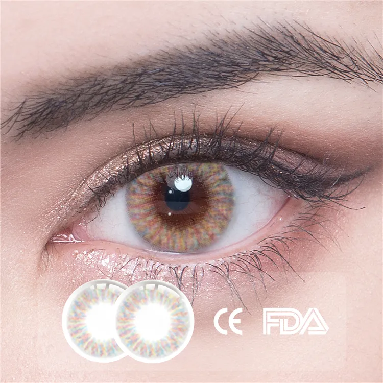 Top Selling Gray Daily Moisturizing Contact Lenses Comfortable Natural Eye Contact Lensesc