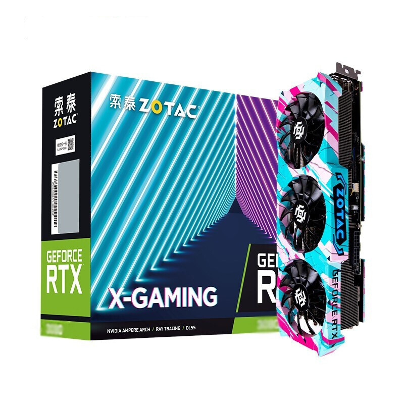 ZOTAC NVIDIA GeForce RTX 3070TI видеокарты RTX 3070TI-8GD6X X-GAMING OC видеокарта для игр в наличии на складе