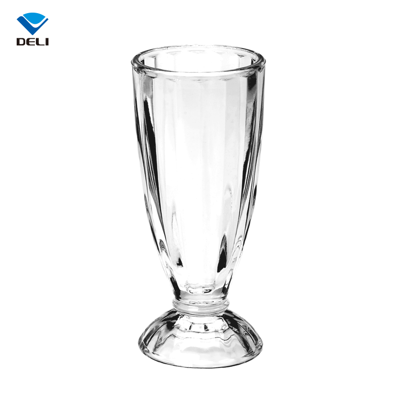 Конкурентоспособная цена 340 мл 11,5 oz стекла с гравировкой на заказ стеклянная чаша для мороженого для десерта