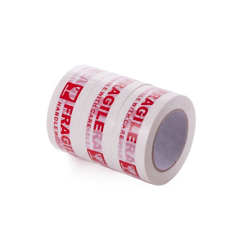 LP Factory Wholesale Custom Fragile Logo Printed Packing Tape Adhesive for BOPP Tape