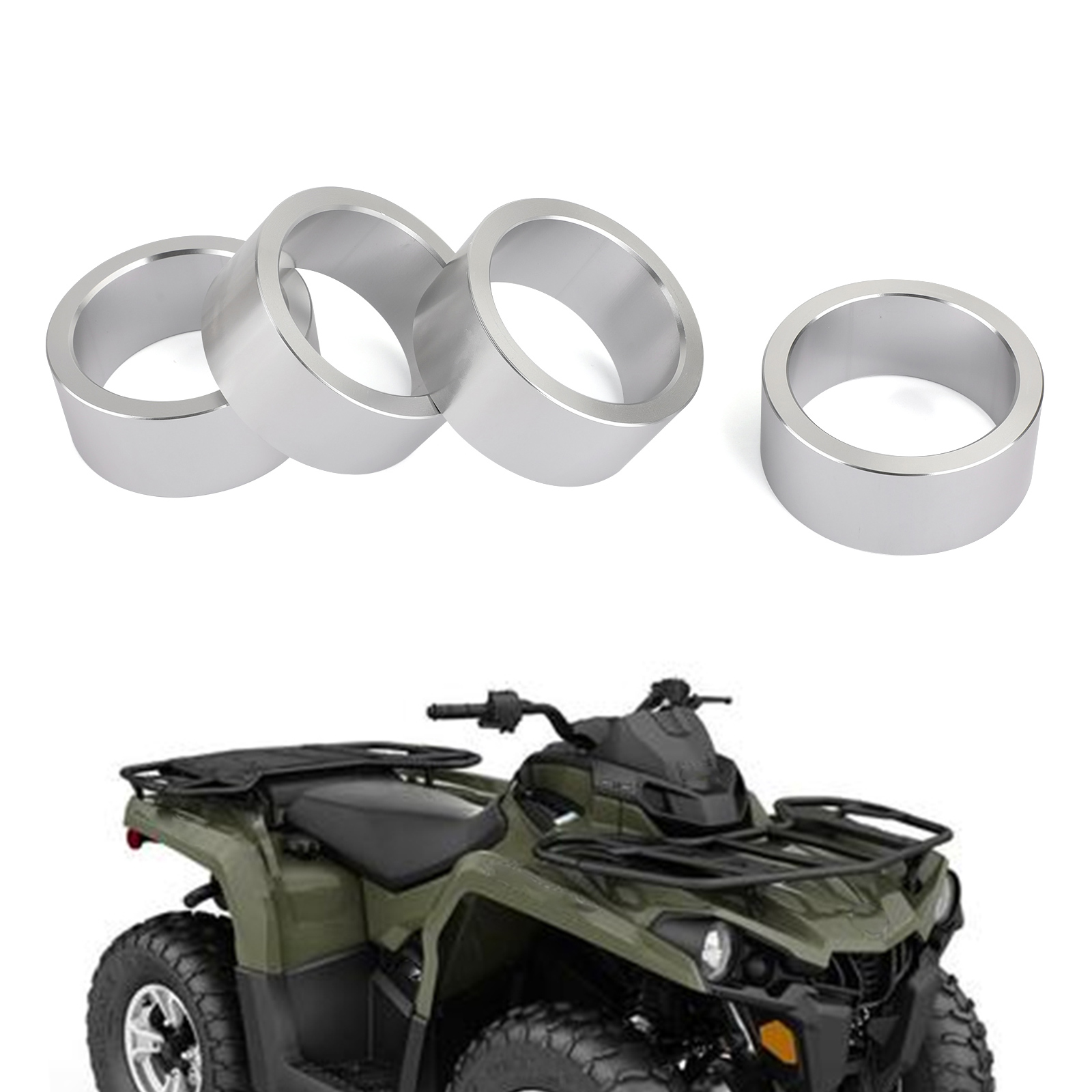 Подвеска Areyourshop Rise для CAN AM Bomber Outlander 650 800 ATV, серебряный комплект распорки для подъема
