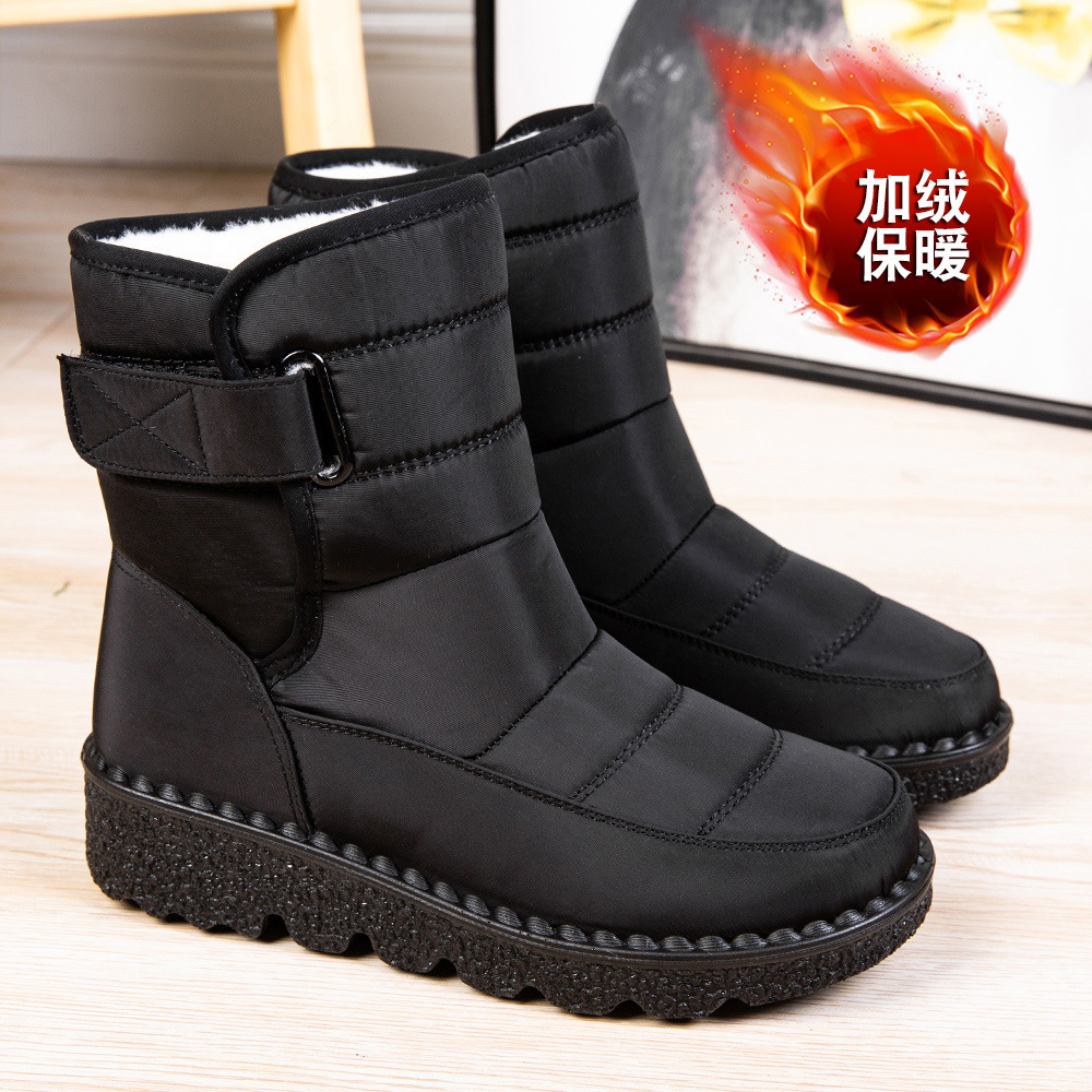 2024 new high quality European and American warm women's snow boots waterproof cotton shoes casual women's boots