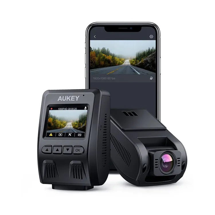 Amazon High Quality Aukey Dashboard Camera DR02 P 1080P Dash Cam Car WiFi GPS Dash Camera Wifi Car Dash Cam