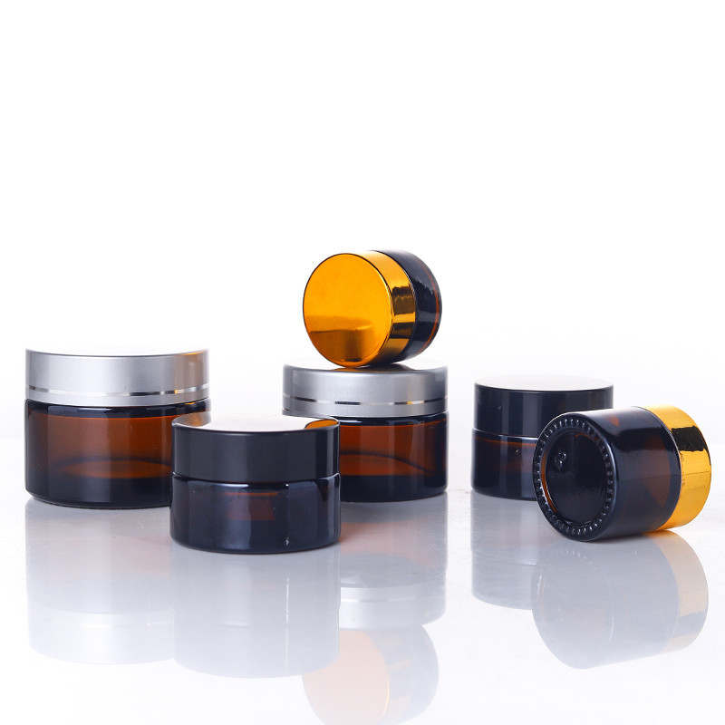 brown light-proof cream bottle sealed cosmetics sub-packing cream bottle portable eye cream sub-packing small empty bottle