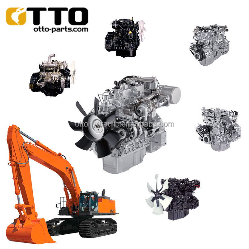 Экскаватор OTTO 4HK1 6WG1 6HK1 6HK1 6SD1 6BG1T 6BD1 4BG1 4BD1 4JJ1 6BG1 6BG1 6BG1 агрегат для дизельного двигателя Isuzu в сборе