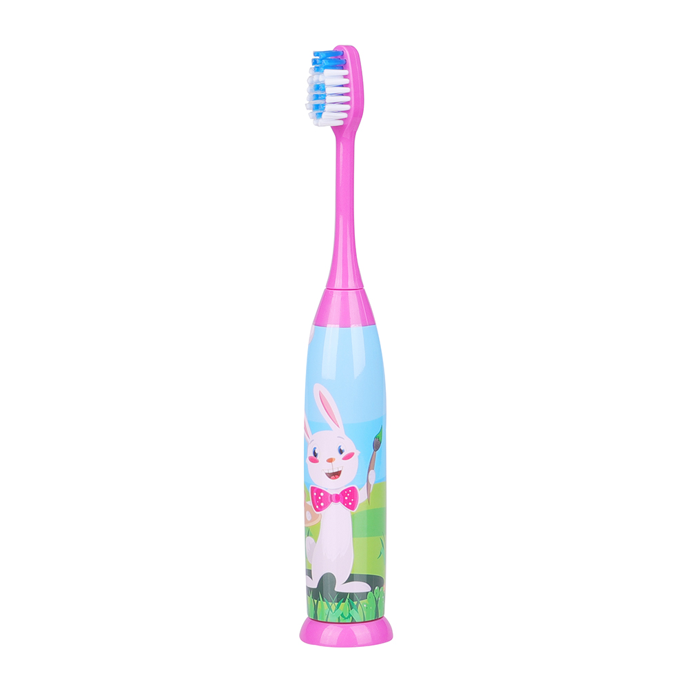 Oral hygiene Customized Battery Operated Deep Cleaning Sonic Kids Electric Toothbrush