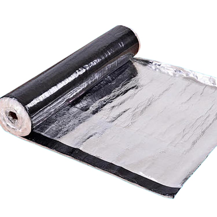 self adhesive bituminous bitumen aluminum film sbs Elastomeric waterproof membrane underlay for roof With Good Performance