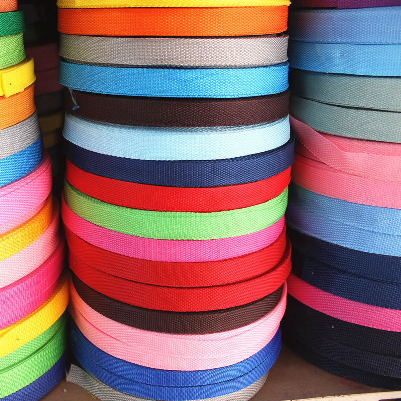 School bags backpacks with PP polypropylene webbing accessories inner and outer side straps braided straps