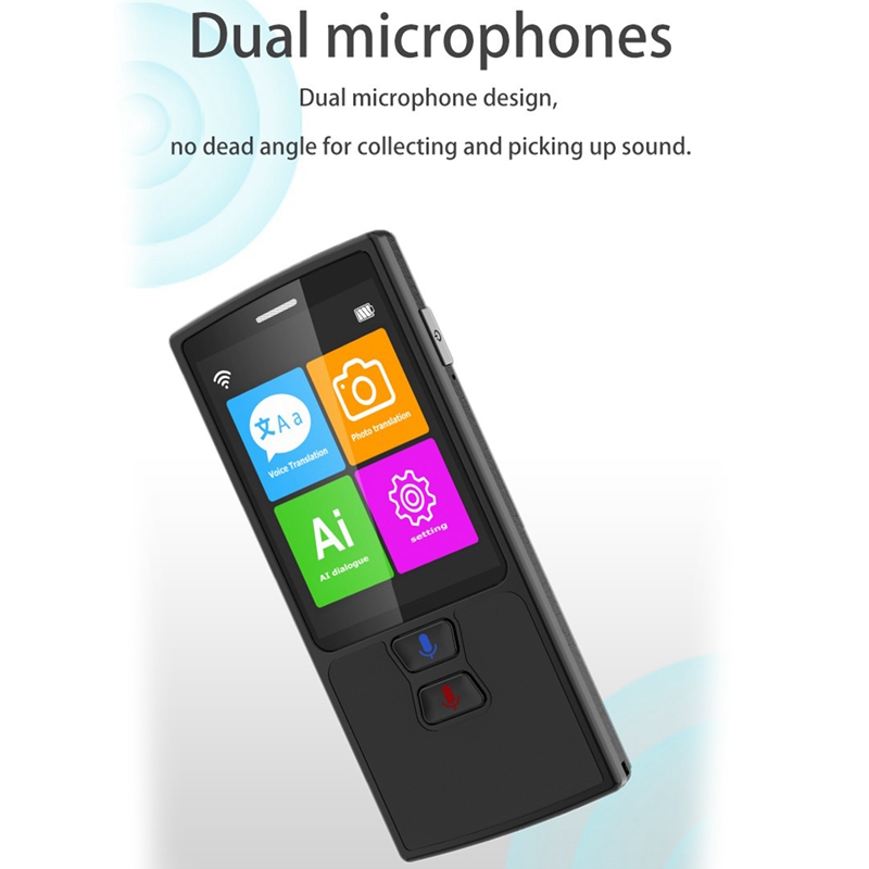 D9 Translator device 128 language voice language translator device Travel Photo Real-time Translator