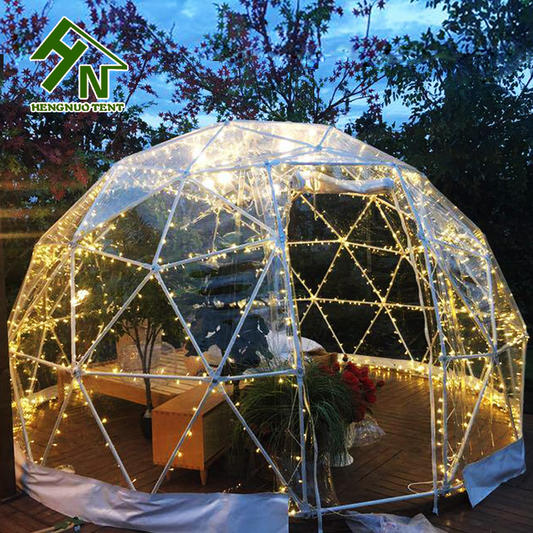 Недорогая прозрачная купольная палатка igloo диаметром 5 м для продажи
