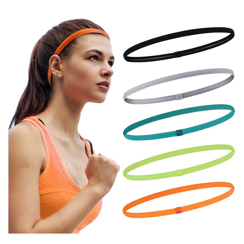 Custom sport headband running training yoga slim sport headband for women