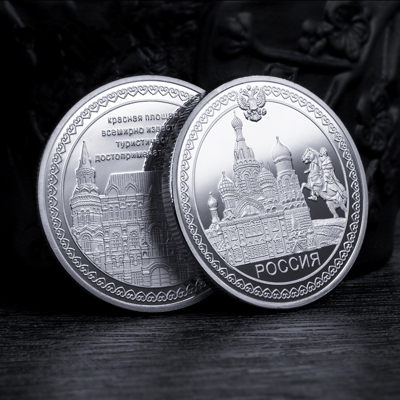 Hot Selling Custom High Quality Metal Commemorative Coins Gift Blank Travel Commemorative Brass Gold Silver Logo Metal Coin
