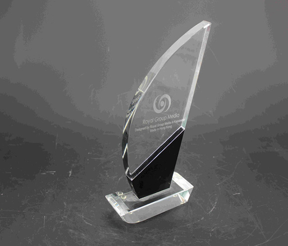 acrylic flag shape trophy new design acrylic trophy blanks