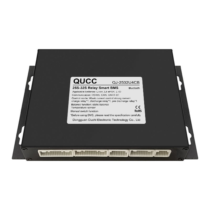 QUCC NMC LFP bms 25S 26S 27S 28S 30S 32S 80V 84V 96V 100V CANbus RS485 Intelligent BMS 300A 400A 500A Relay contactor bms