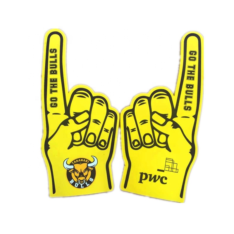 Custom Eva Foam Cheerleading Finger Foam Big Hand Bar Atmosphere Props Foam Palm Hand