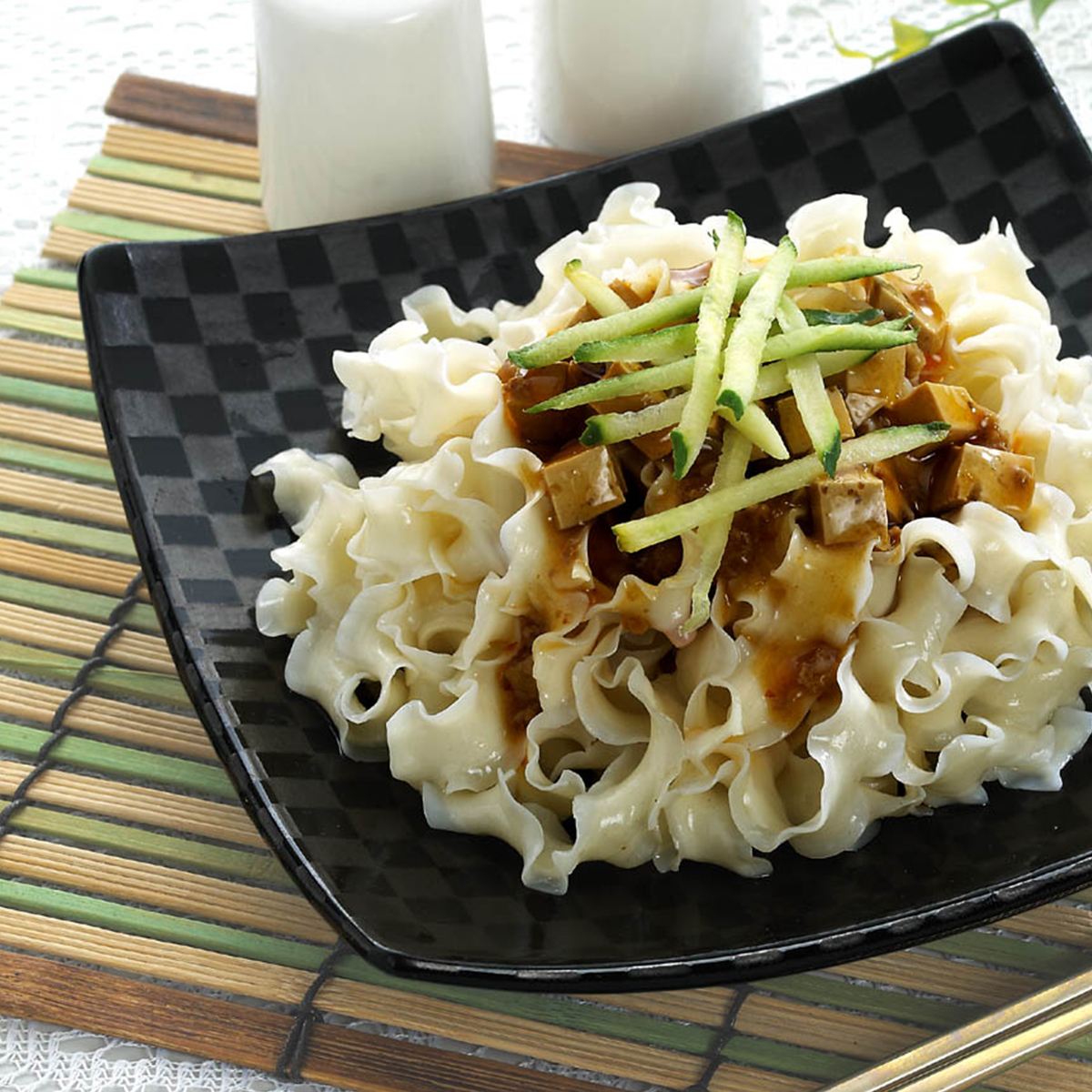Chinese Noodles Instant Qu Mee Sliced Noodle 400G Individually Packed Dried Noodle