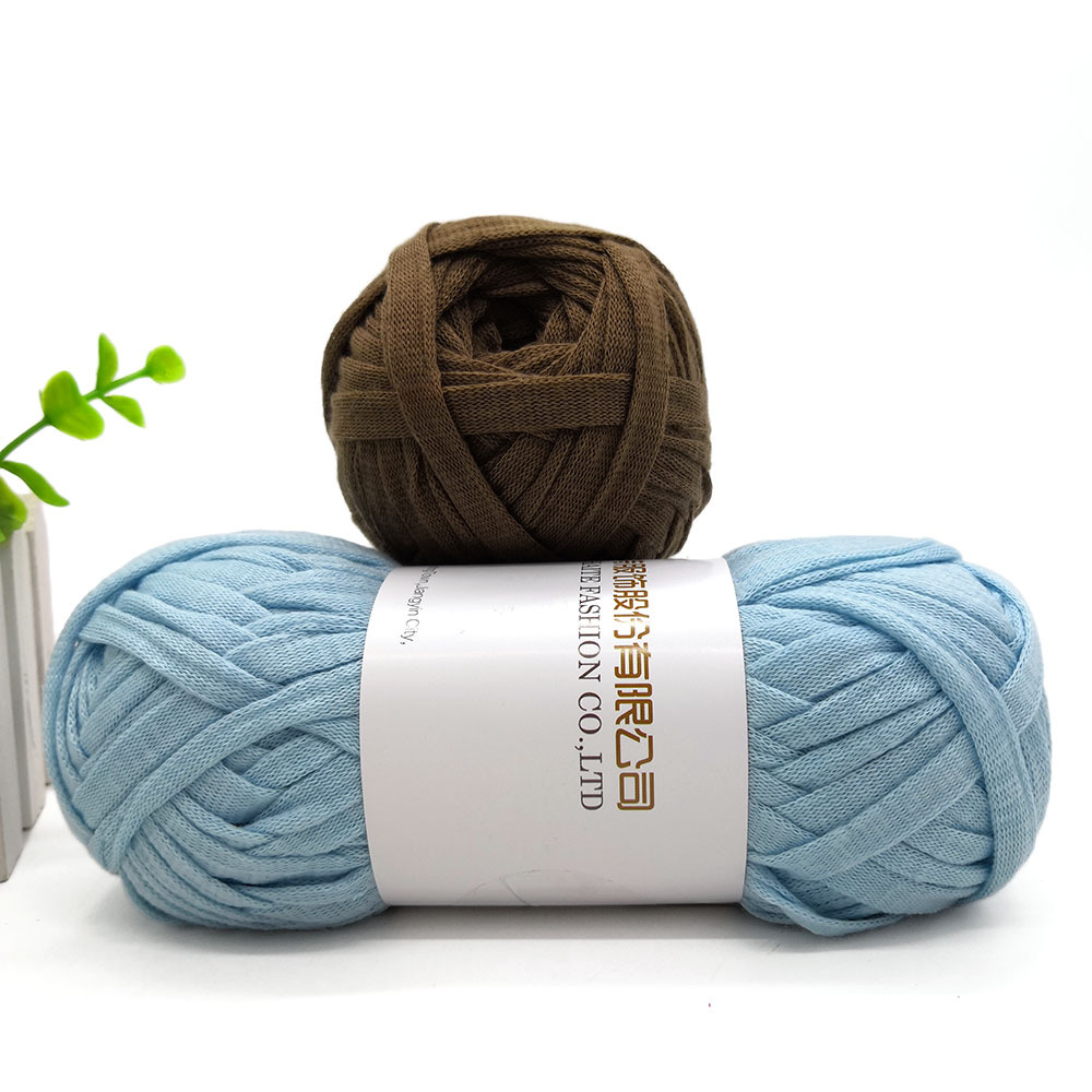 0.7NM 100% Acrylic Quality Solid Color Polyester Fabric Yarn for Hand Knitting T shirt Yarn Crochet Bags Accessories