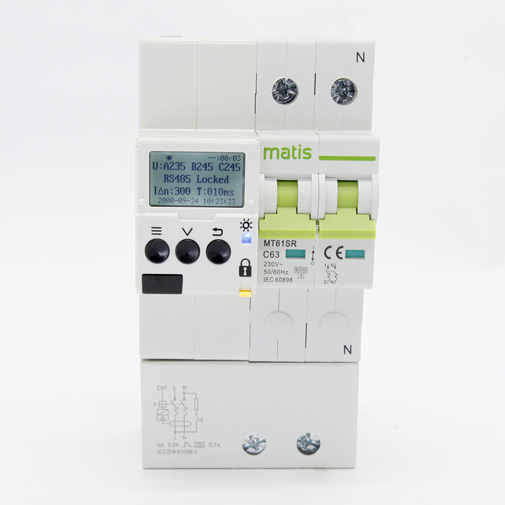 Matismart MT61SR 2P 63A защита от утечки земли с релейным таймером
