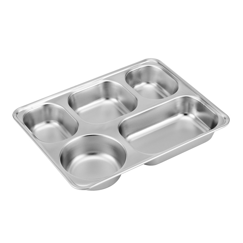 Экологичный Ланч-бокс Bento из нержавеющей стали с 5 отделениями для взрослых и детей