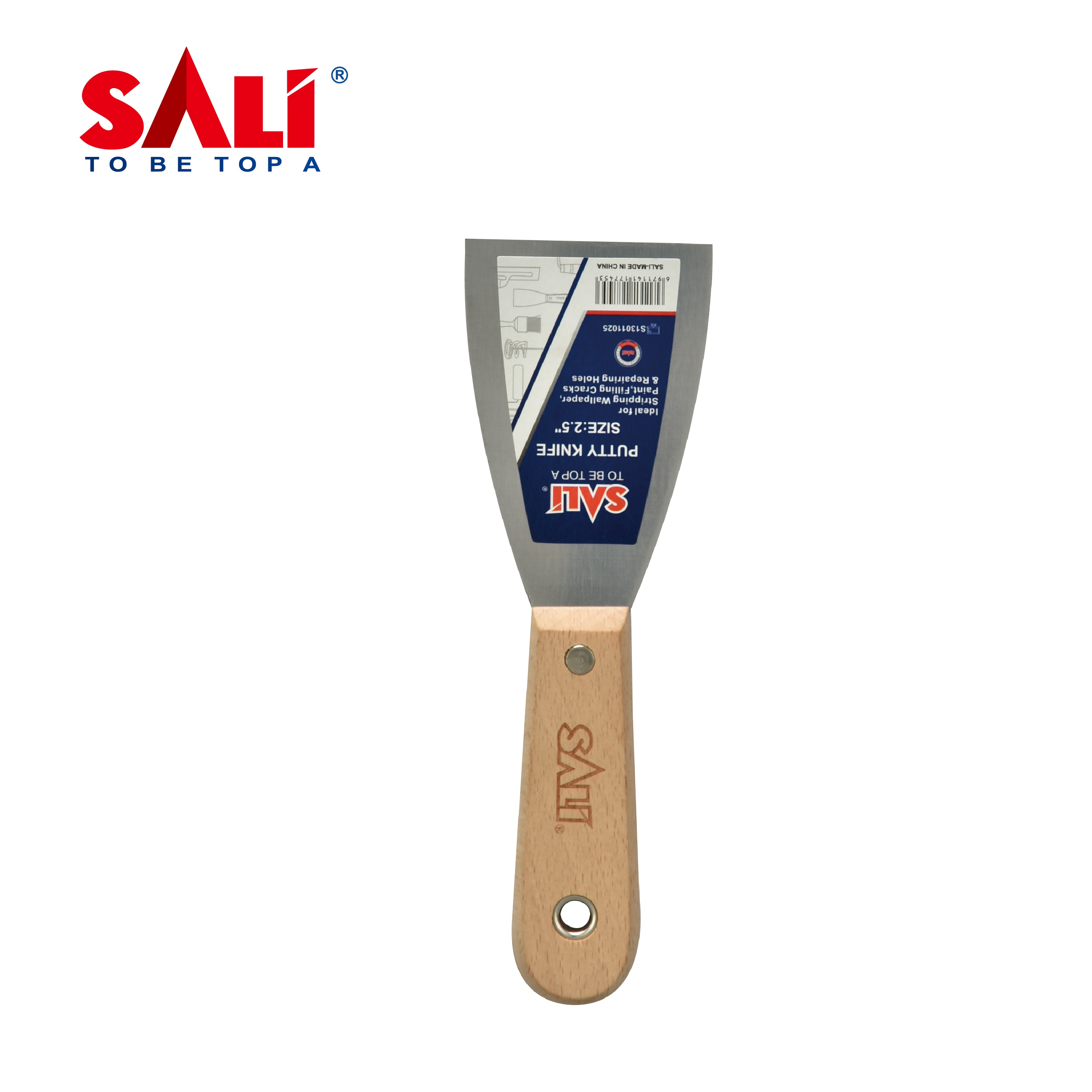 S13011025 2,5 ''SALI брендовый высококачественный шпатель с деревянной ручкой