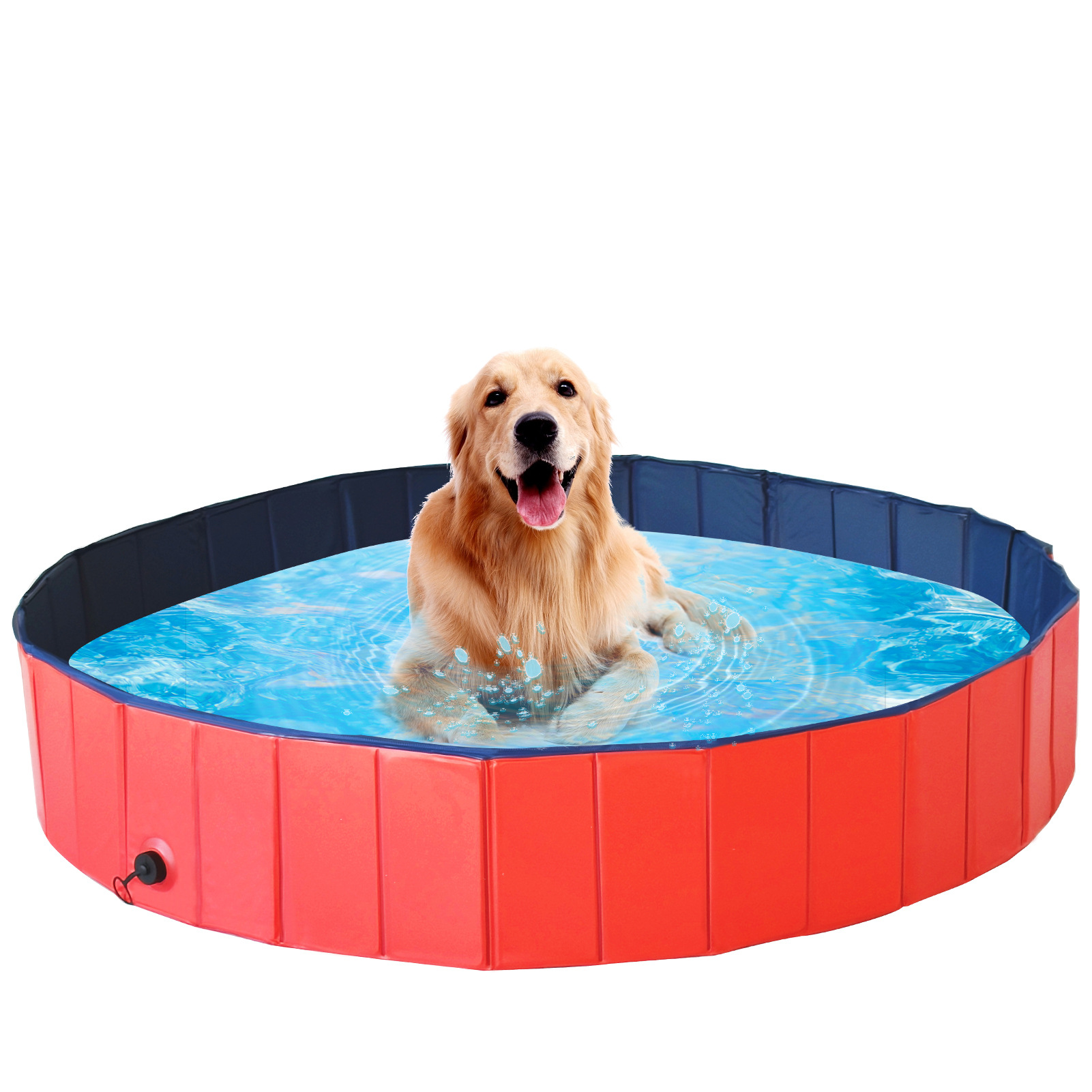 Foldable Dog Pool for Large Dogs,Portable Pets Bathing Tub,Kiddle Swimming Pools for Kids Dogs Indoor and Outdoor