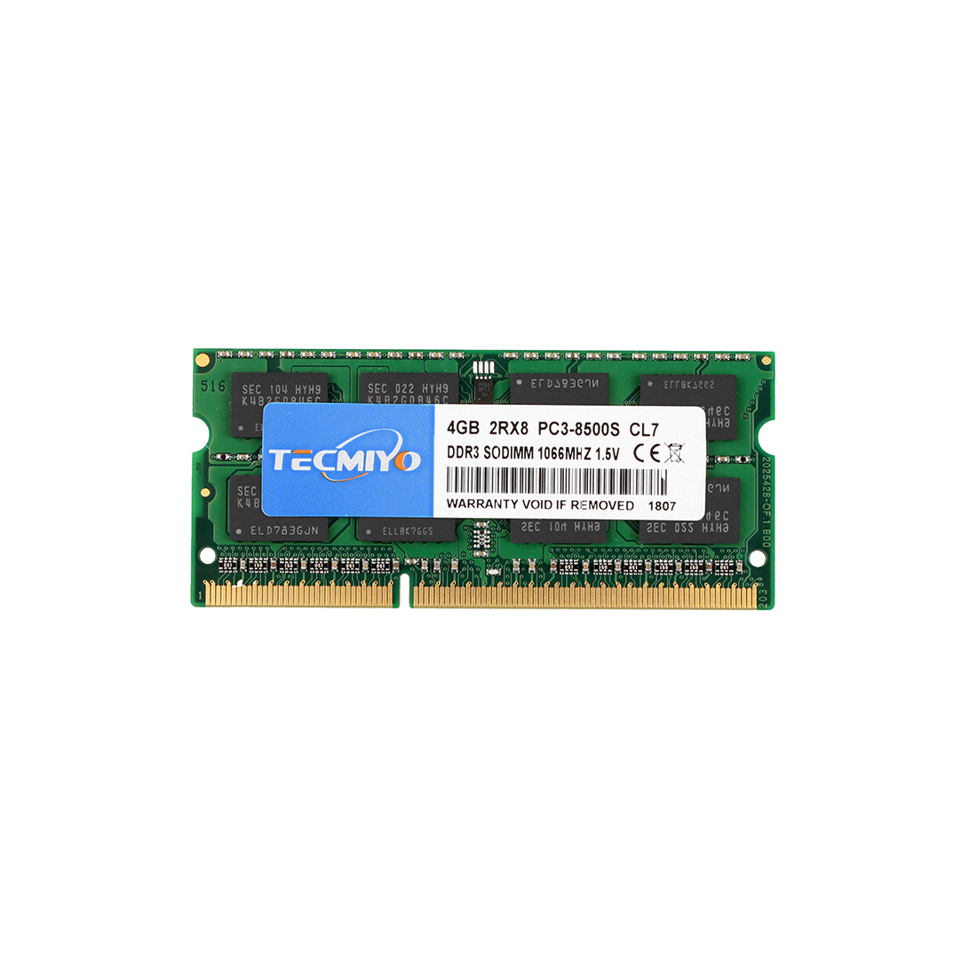 Заводская цена, оперативная память DDR3 4 Гб PC3 8500S 1066 МГц, ОЗУ для ноутбука SODIMM, память совместима со всеми материнскими платами
