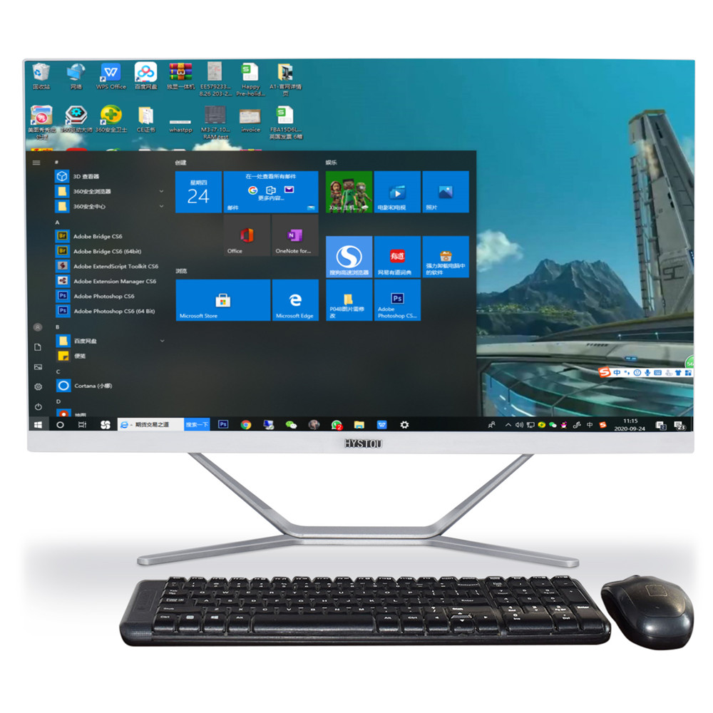 I5 все в одном настольный компьютер с сенсорным экраном компьютеры Allinone тоут En Un моноблок 2 1 полный набор ТВ комплект USB 8 ГБ моноблок