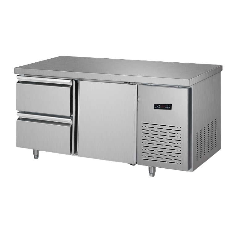 Commercial Refrigeration Equipment Smart Temperature Control Deep Freezer with Two Drawers Professional Freezer Refrigerator