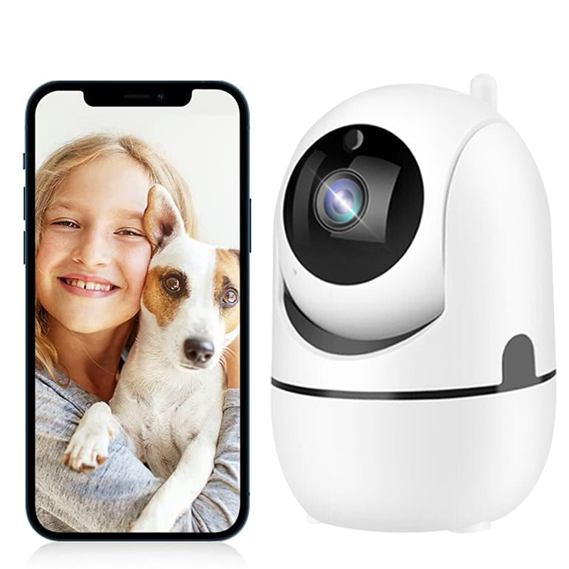 2022 HD 1080P Wi-Fi видеокамера детектор отслеживания движения ночное видение двухстороннее аудио цифровой зум умный дом 2 МП радионяня