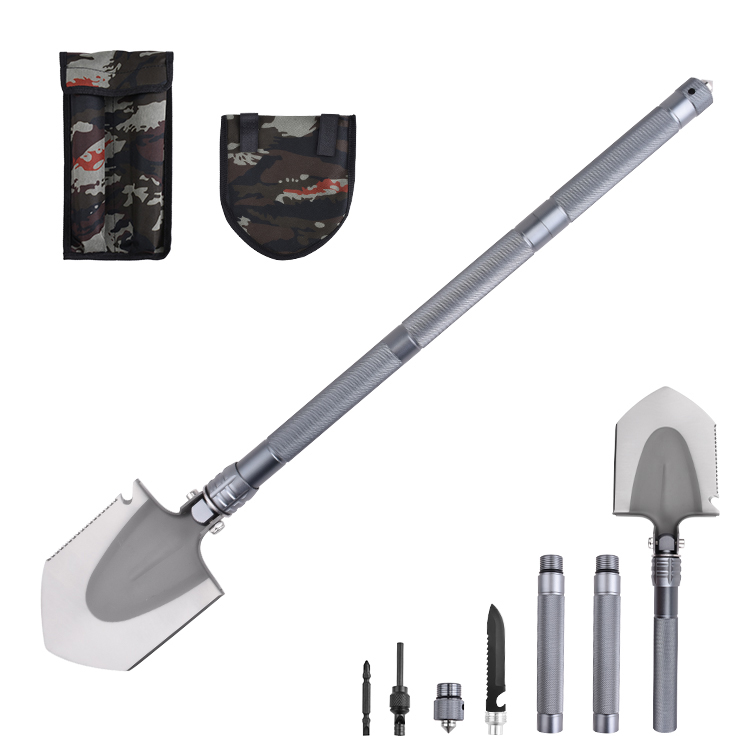 Outdoor Military Folding Shovel Multi Tool Survival Folding Camping Shovel Emergency Garden Camping Outdoor Multi-Purpose Shovel