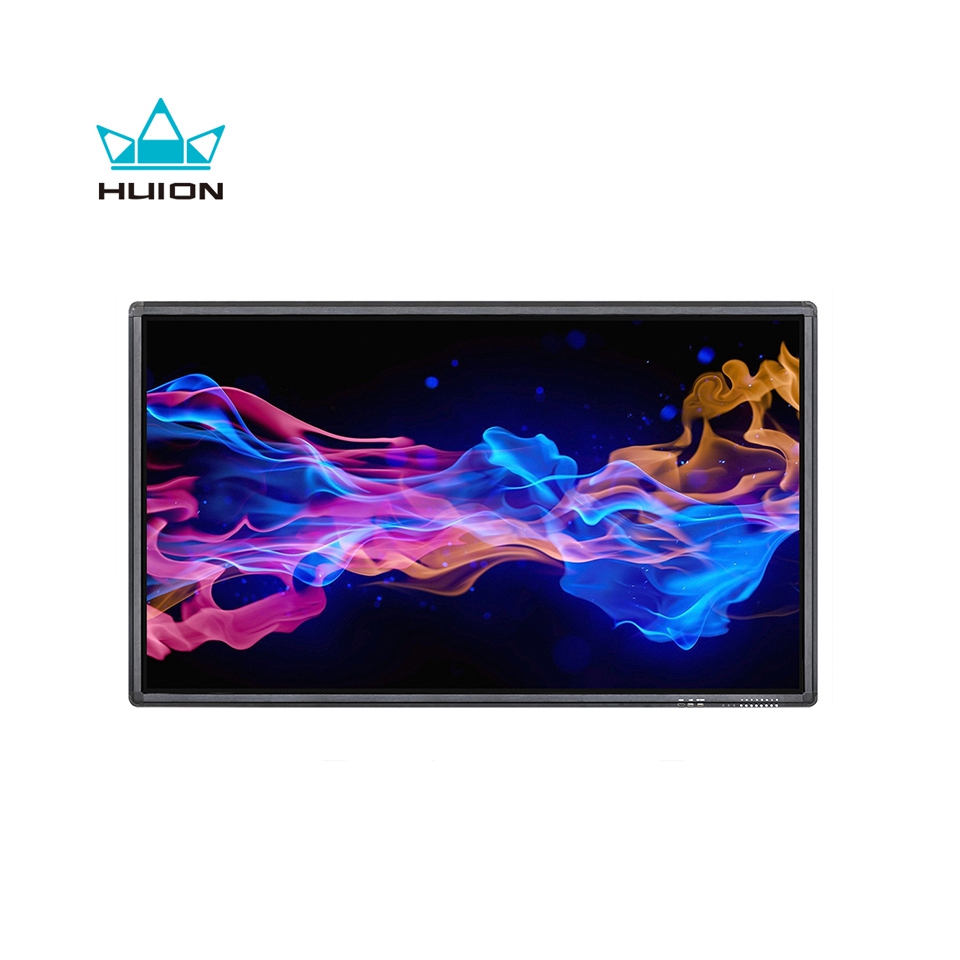 Huion GT7501 75 дюймов инфракрасный сенсорный и EMR ручка записи 4 к закаленное стекло настраиваемые интерактивные smart панель