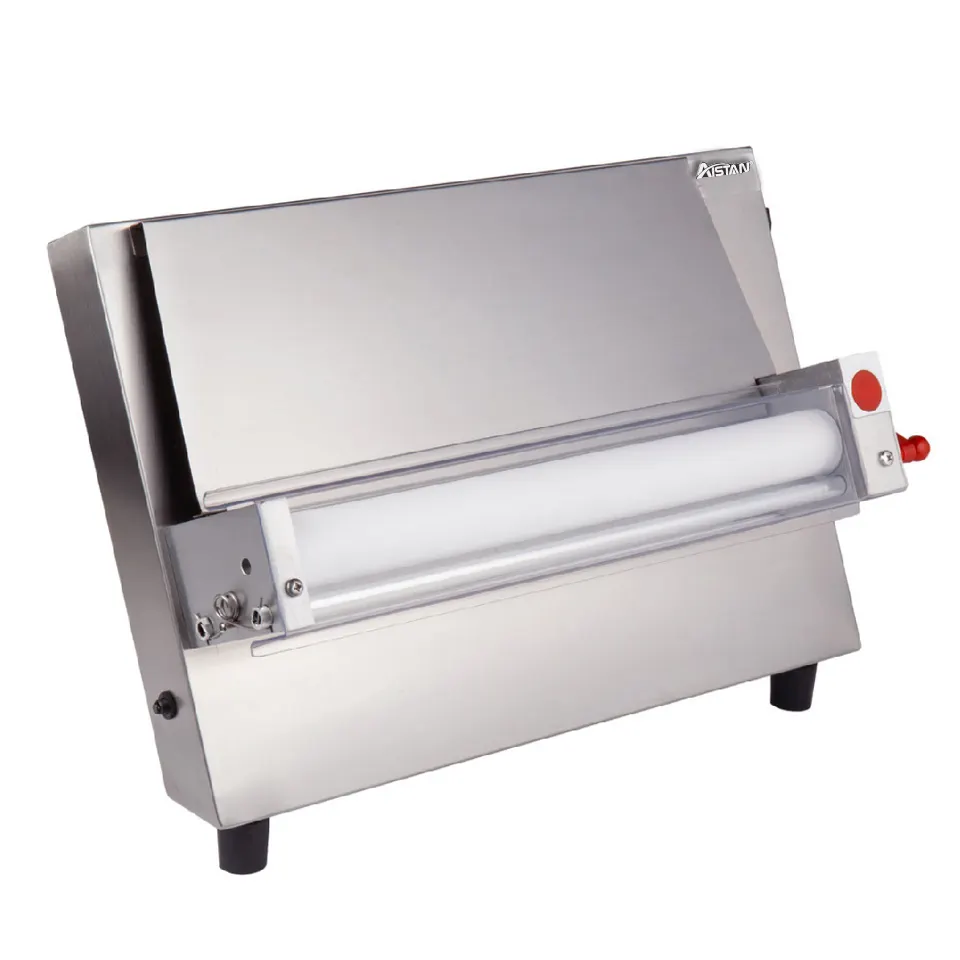 DR3S Commercial Pizza Dough Roller Machine/Electric Dough Roller With CE 12/15/18 Inch Transparent Cover