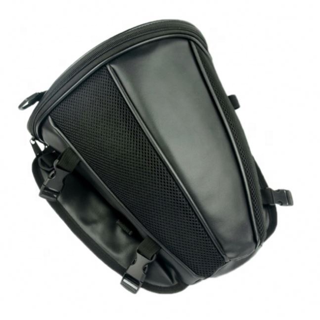 Motorcycle Tail Bag Riding Tribe Seat Bag Waterproof PU Leather Luggage Tool Storage Bag