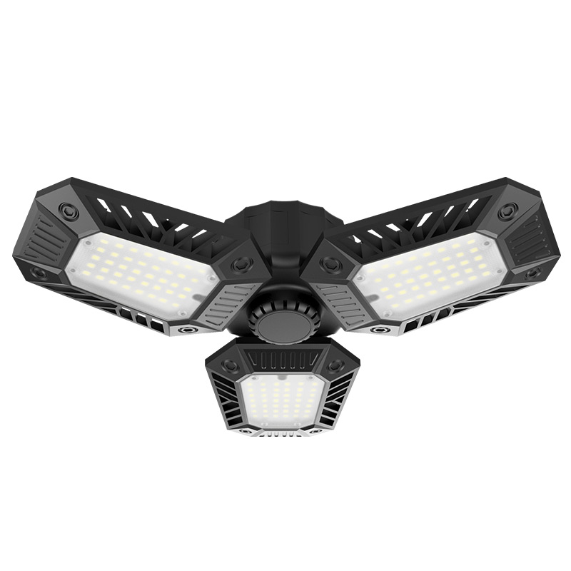 60W100W 6000K 110-240V деформируемый LED Гараж АЗС навес движение активированный свет с 3 регулируемыми панелями