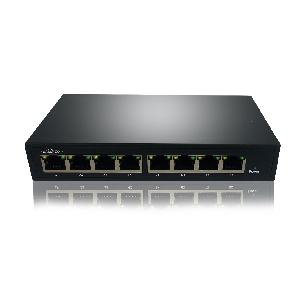 Коммутатор Ethernet на 8 портов 10/100/1000 Мбит/с, гигабитный 802.1q VLAN QoS IGMP SNMP, управляемый сетевой коммутатор