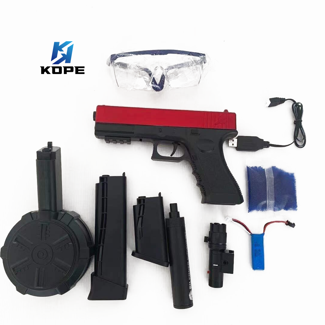 Пистолет Kopetoy Glock P18C, Электрический гелевый пистолет-бластер, водяной пистолет TikTok в том же стиле, поддержка, Настройка цвета