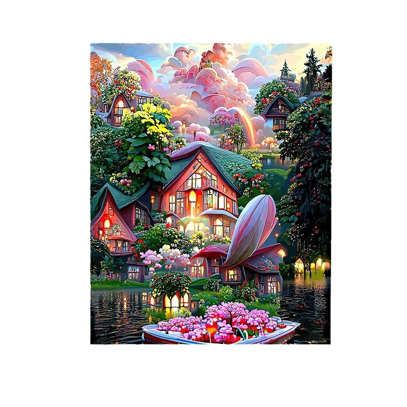 Manufacturers direct sales Diy living room painting children by digital oil painting acrylic painter home products