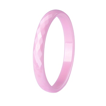 Direct Sales From Production Plants High Quality Ceramics Pink Pattern Ring