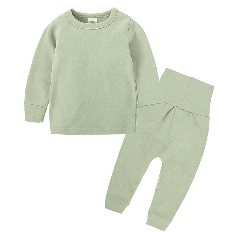 Children's comfortable cotton underwear suit boys and girls pajamas