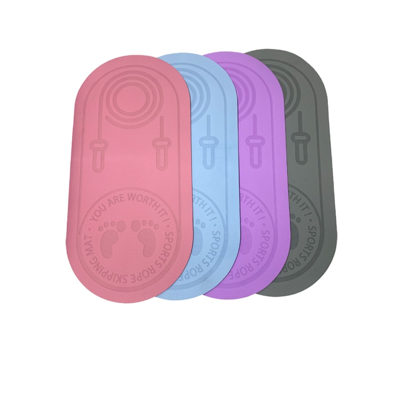 8MM Rubber High Quality Non Slip Home Exercise Yoga Jump Rope Mat