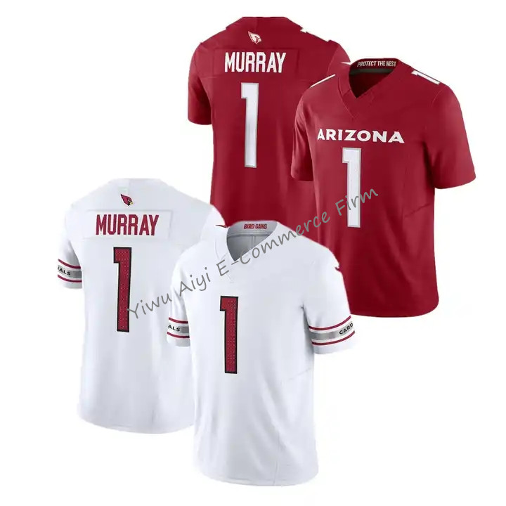 2023 мужские Аризона кардиналы 1 Kyler Murray 10 DeAndre Hopkins #99 J.J. Ватт игра Американский футбол сшитые майки