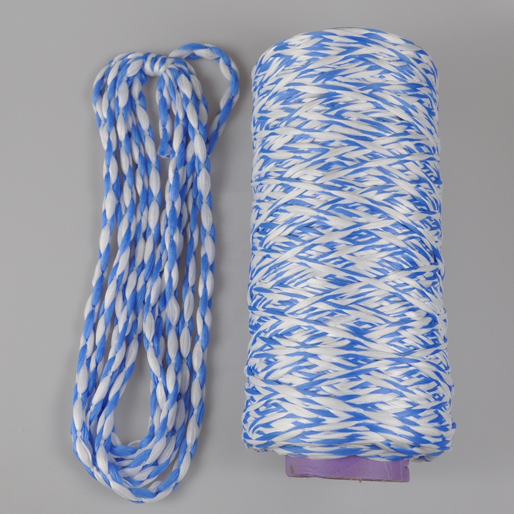 New 333D/576F Multi Colors Polyester Blue Microfiber Mop Yarn