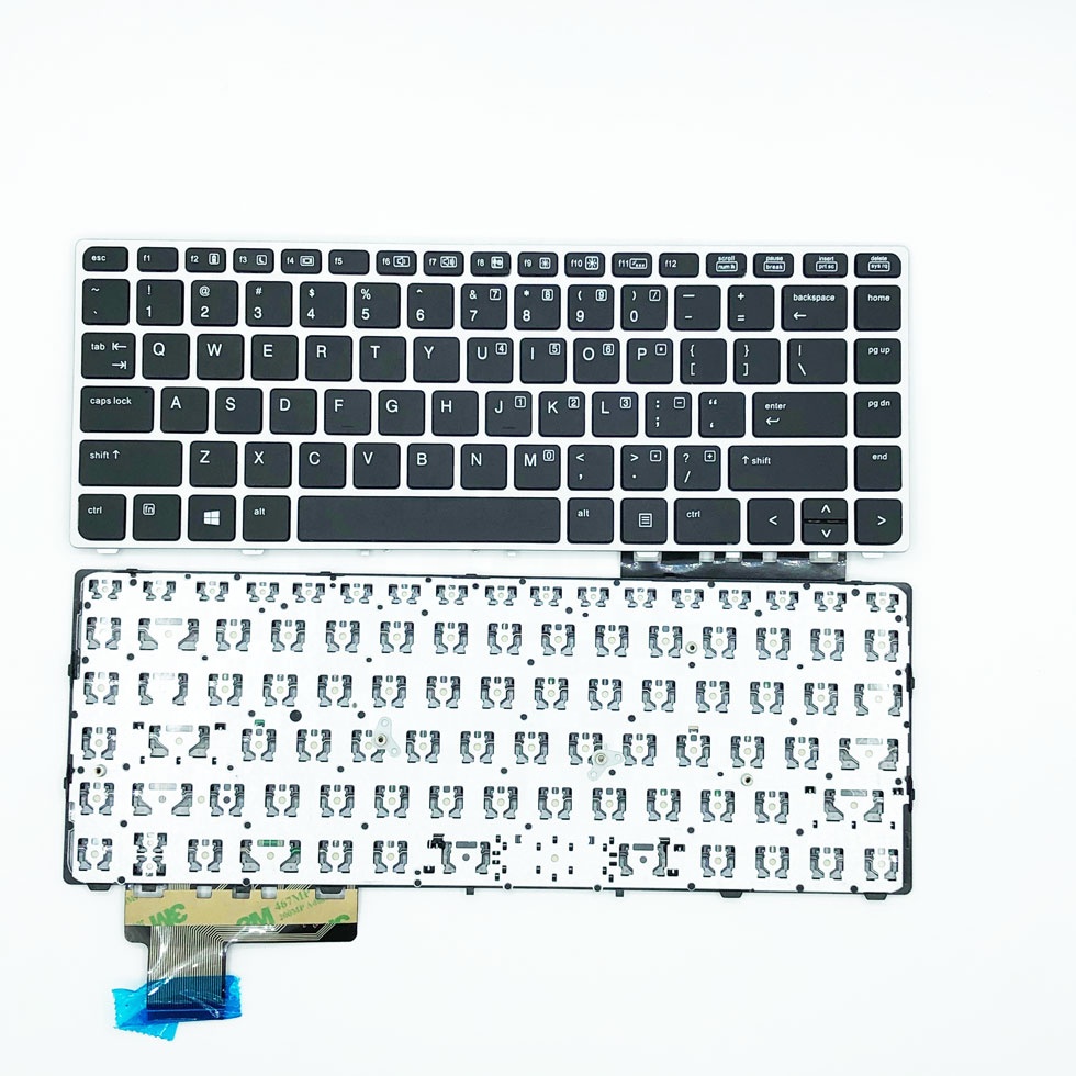 Сменная Клавиатура для ноутбука с рамкой для ноутбука HP EliteBook Folio 9470m