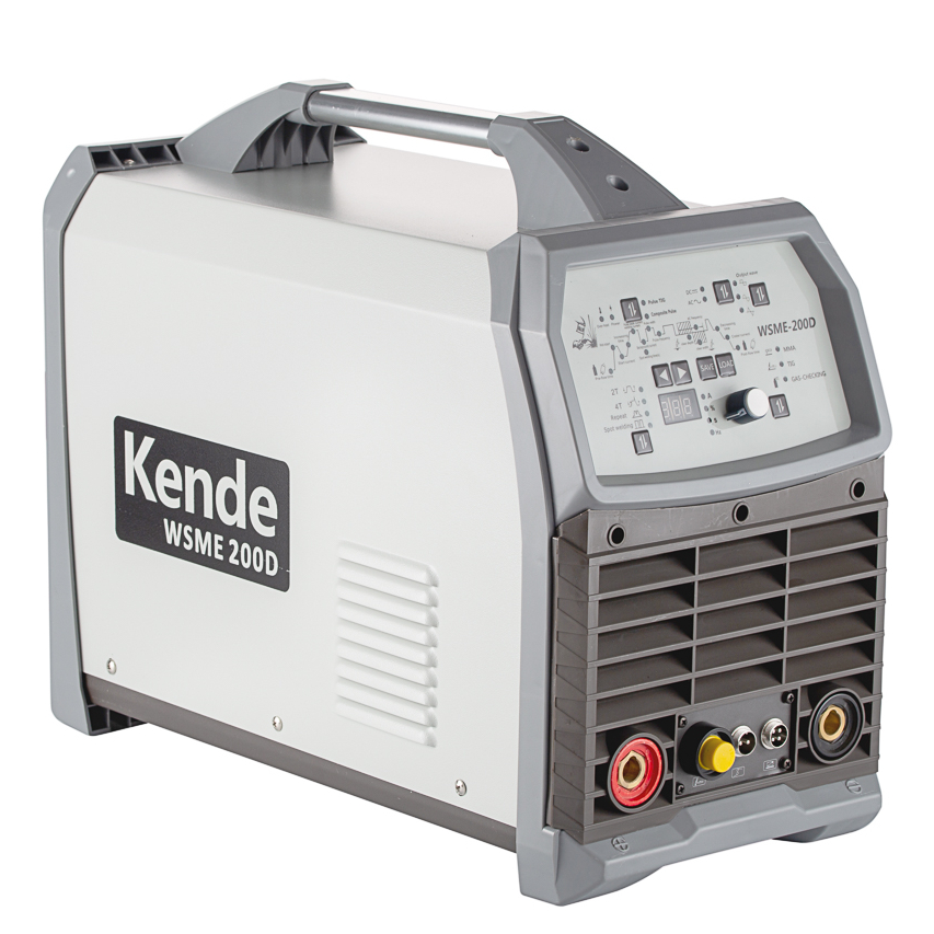Kende Смарт igbt-инвертор для сварочной машины с поддержкой технологии TIG AC/DC Pulse WSME ММА пятно света алюминиевый сварочный аппарат WSME 200