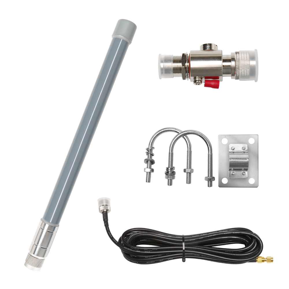 Гелиевая антенна из стекловолокна Lorawan Communication, 15 дБи, 868 МГц, 915 МГц, Wi-Fi, наружная, стекловолокно UHF, Omni, Lora, двухдиапазонная