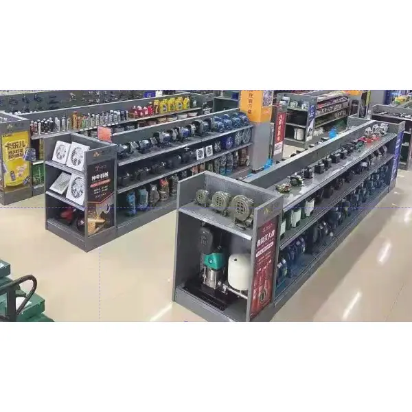 Superior Quality Gondola Retail Display Racks Supermarket Shelves
