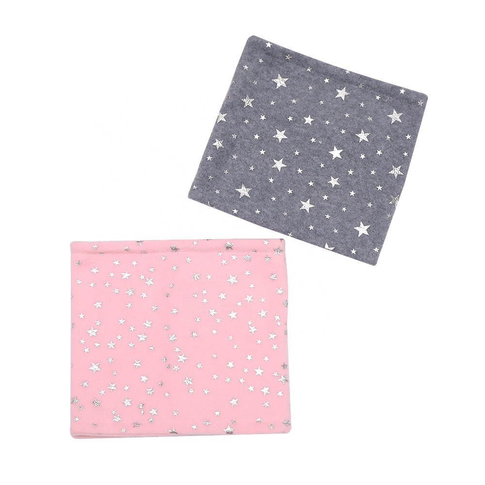Wholesale Custom Warm And Comfy Neck Gaiter Stars Pattern Printing Neck Warmer For Winter