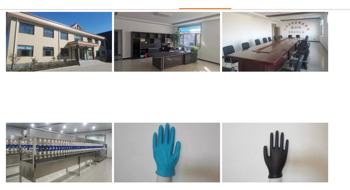 9inch disposable industrial working safety blue black nitrile pvc blend powder free gloves