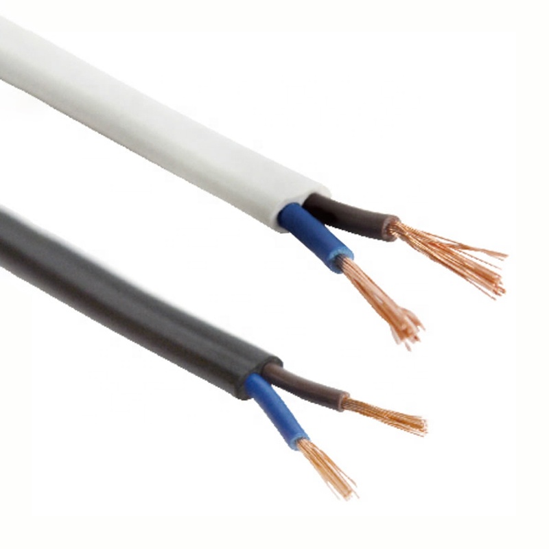 VDE сертификации H05VV-F 2 ядра 0.75mm2 1.0mm2 1.5mm2 Электрический силовой кабель Шнур