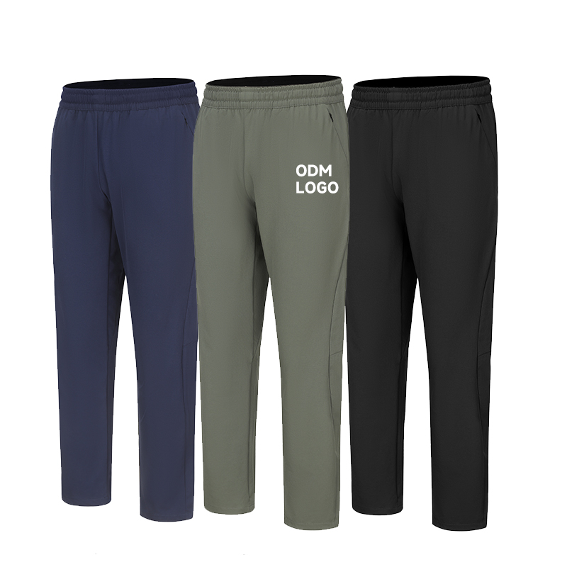 Custom Men's Nylon Sweatpants Manufacturers' Baggy Quick-Dry Trackpants Casual Sport Trousers & Pants